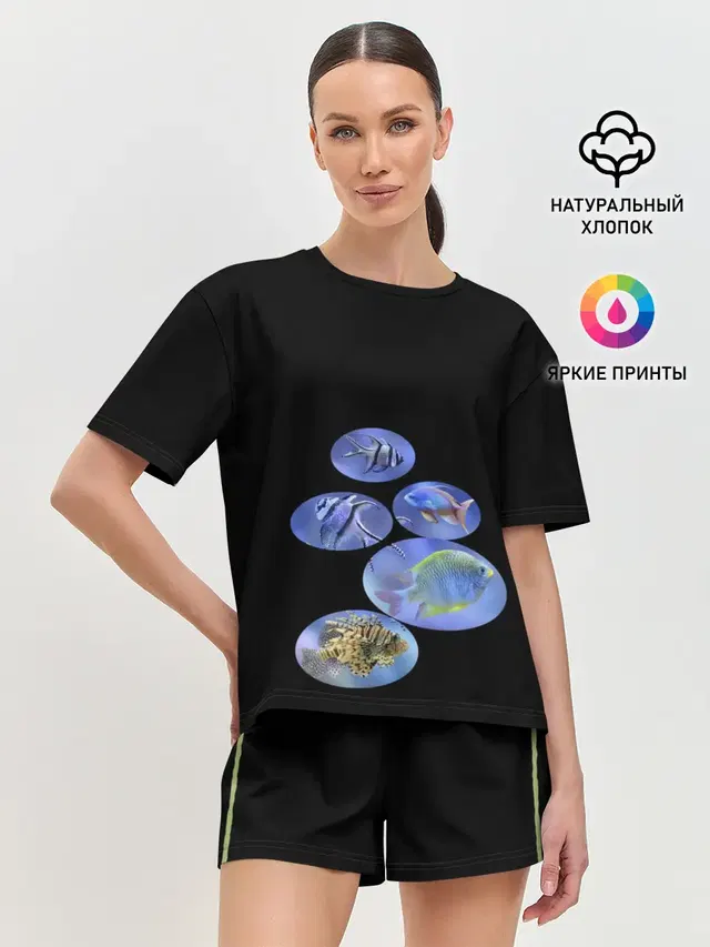 Женская пижама с шортами