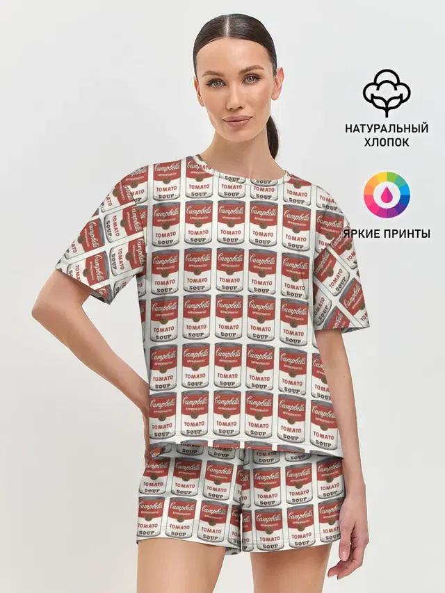 Женская пижама с шортами