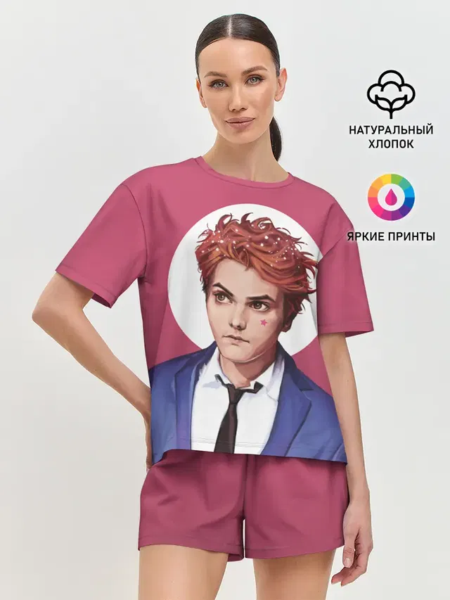 Женская пижама с шортами с принтом «My Chemical Romance — Уэй»