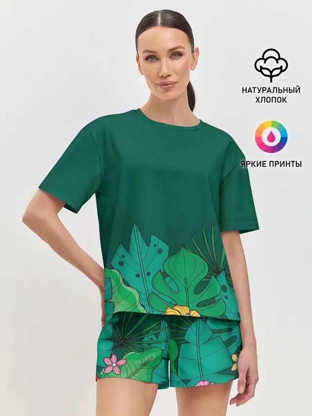 Женская пижама с шортами