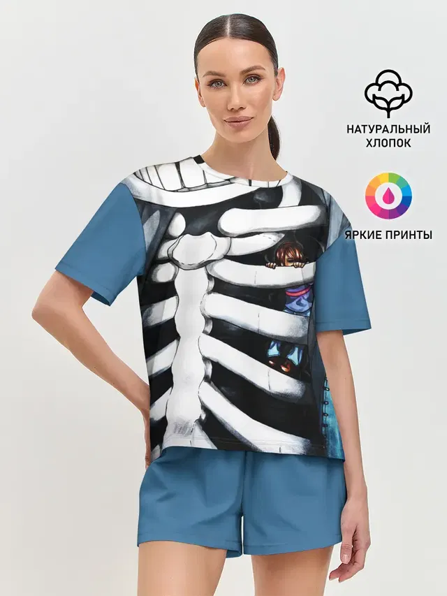 Женская пижама с шортами