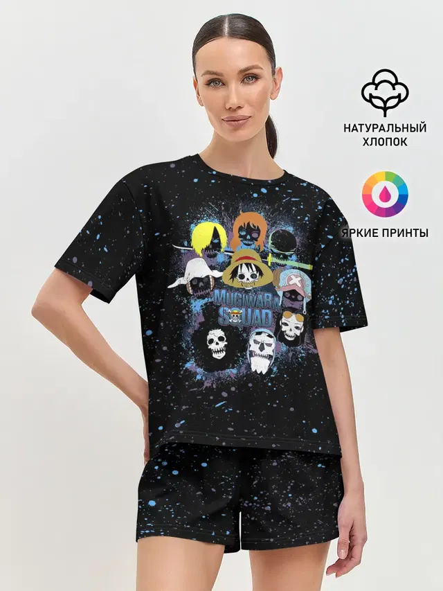 Женская пижама с шортами