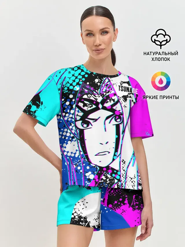 Женская пижама с шортами