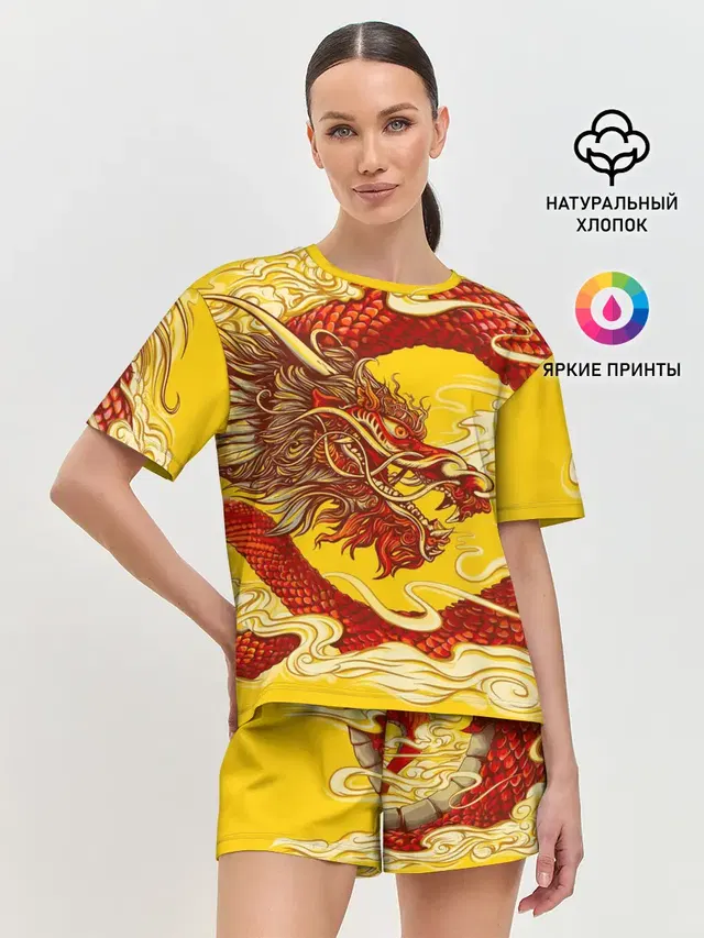 Женская пижама с шортами