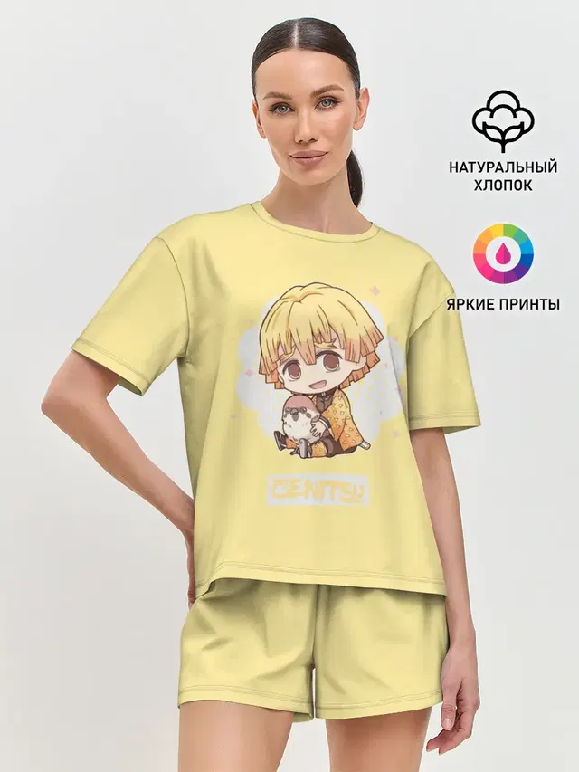 Женская пижама с шортами