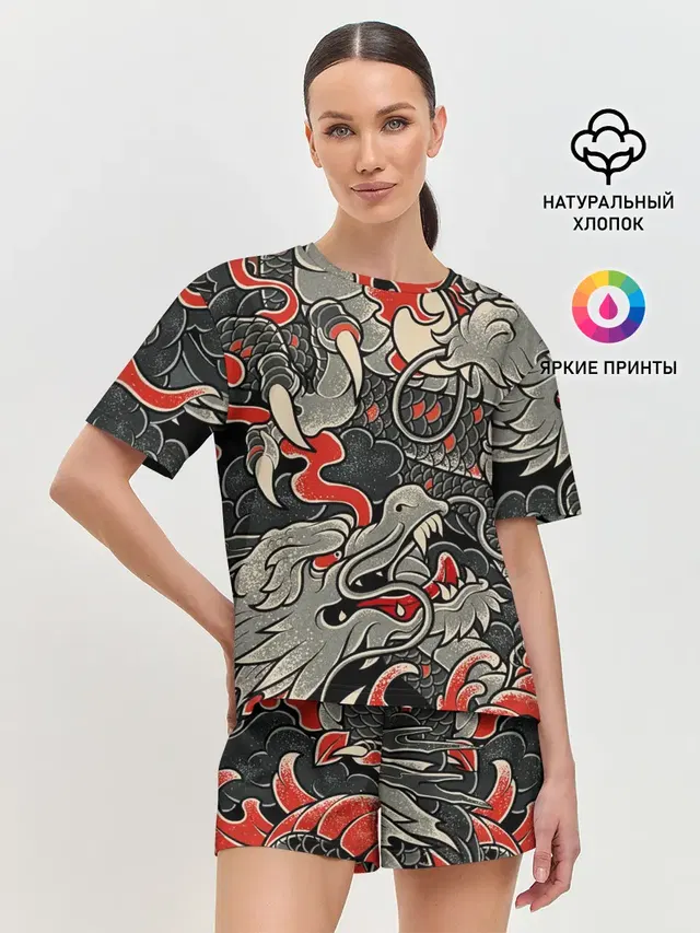 Женская пижама с шортами