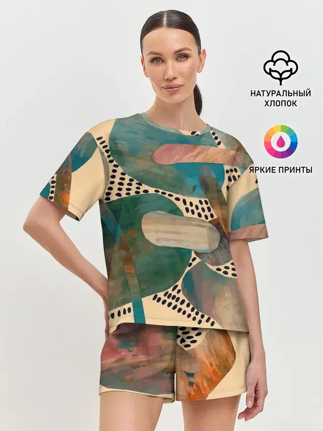 Женская пижама с шортами