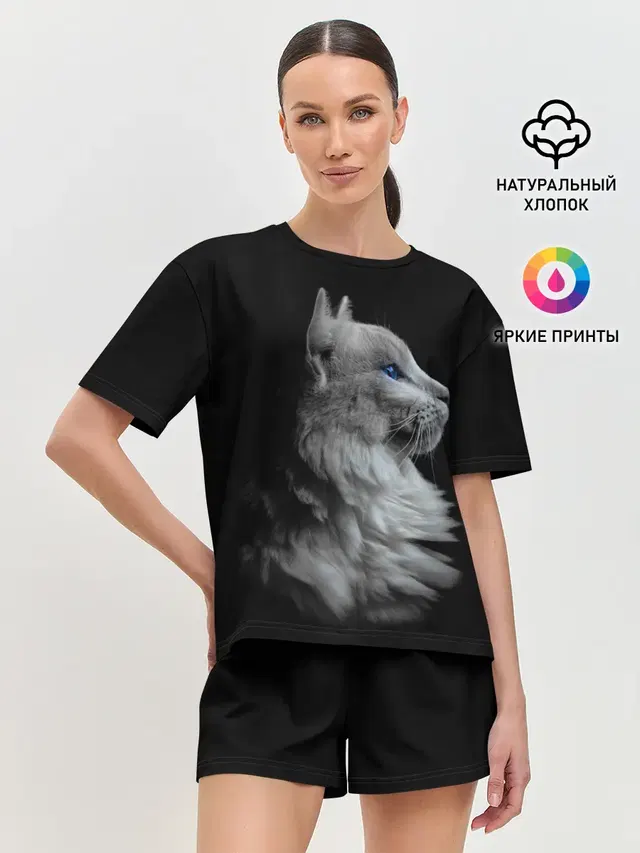 Женская пижама с шортами