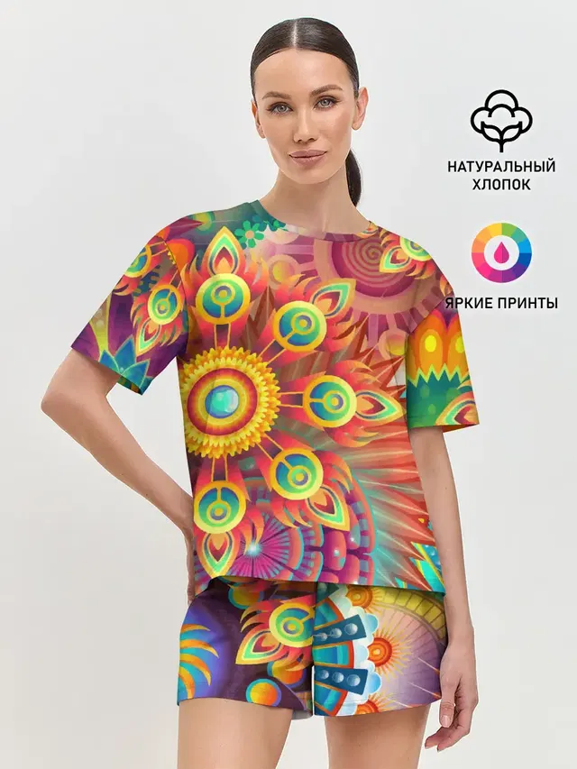 Женская пижама с шортами