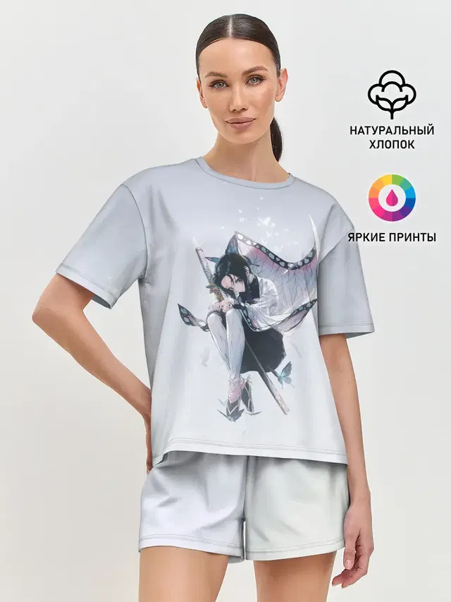 Женская пижама с шортами