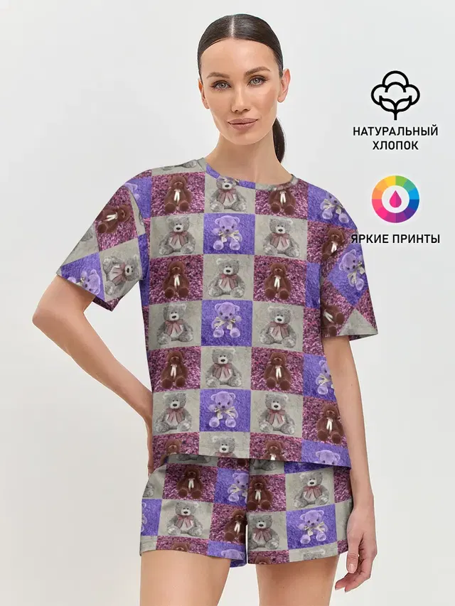 Женская пижама с шортами