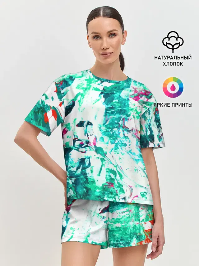 Женская пижама с шортами