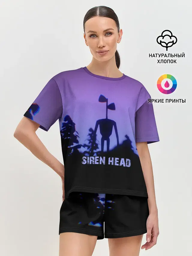 Женская пижама с шортами