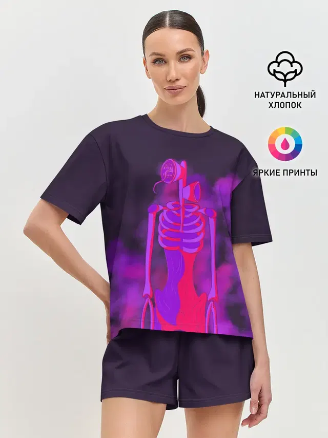 Женская пижама с шортами