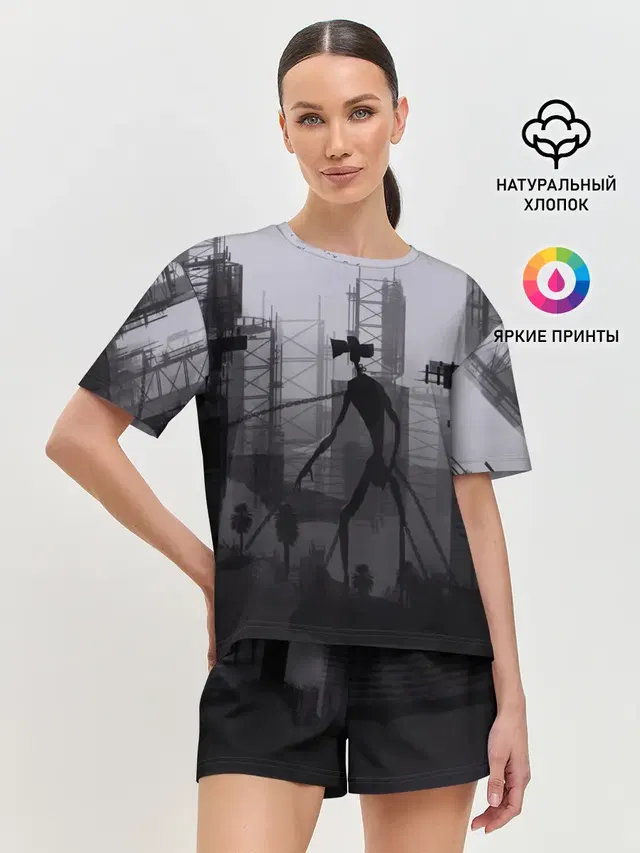 Женская пижама с шортами