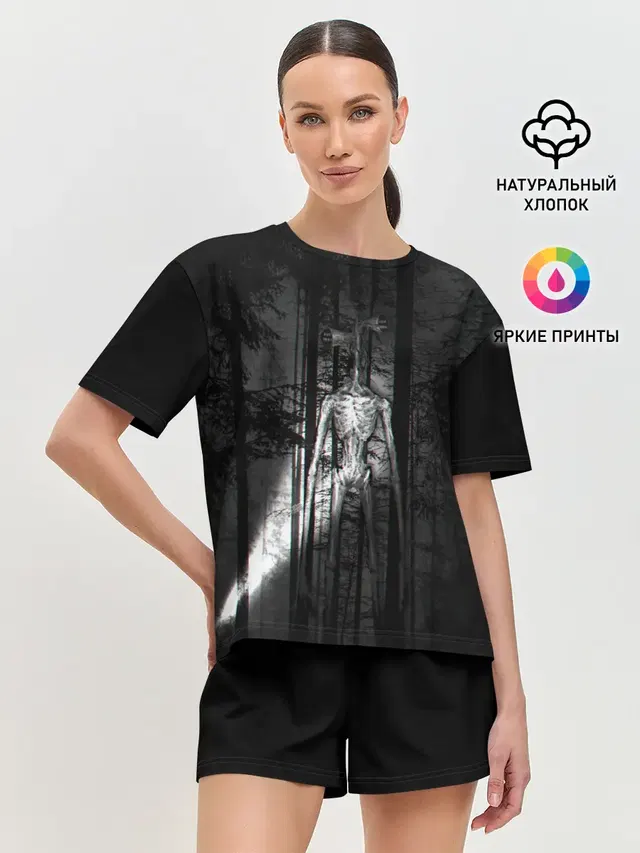 Женская пижама с шортами