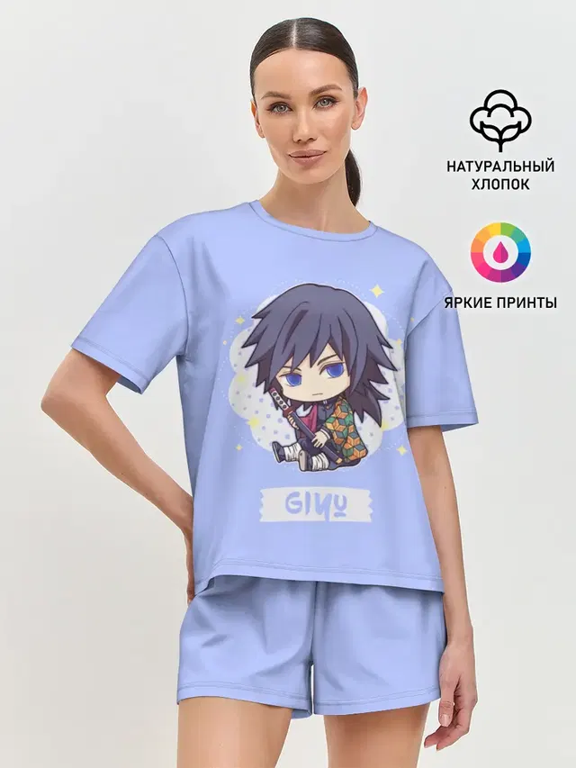 Женская пижама с шортами