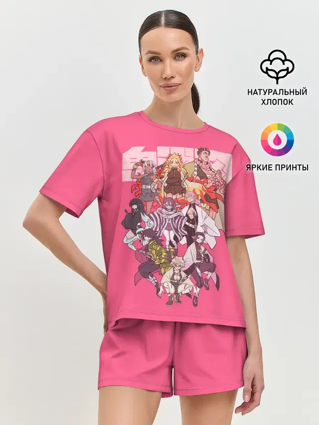 Женская пижама с шортами
