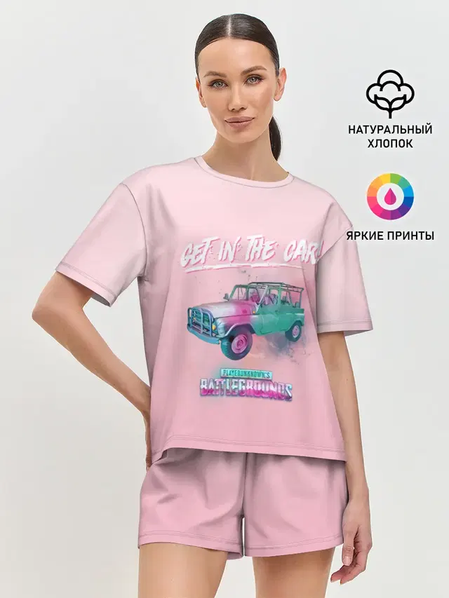 Женская пижама с шортами