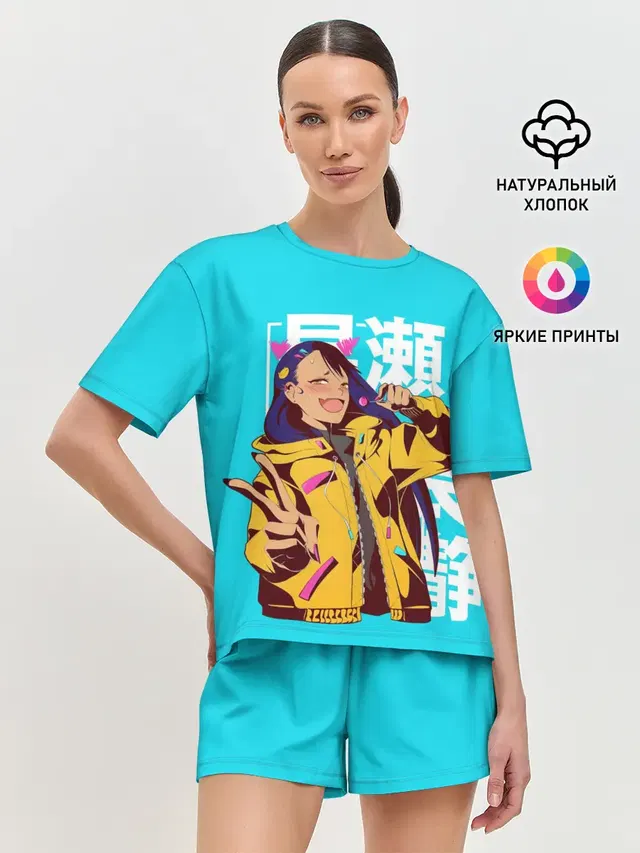 Женская пижама с шортами