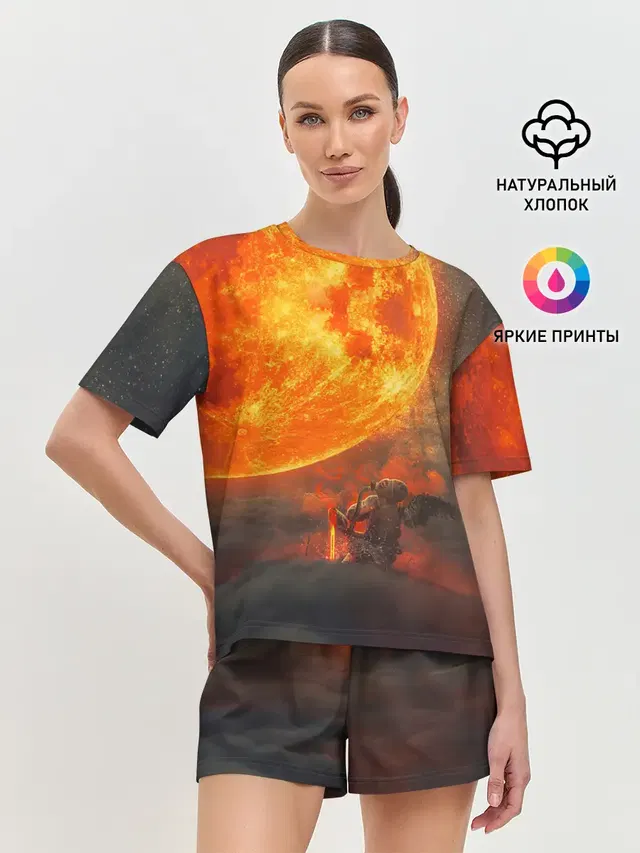Женская пижама с шортами