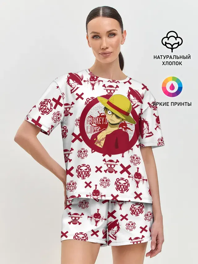 Женская пижама с шортами