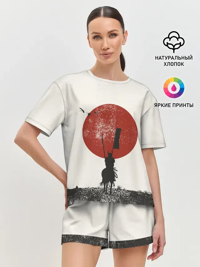 Женская пижама с шортами
