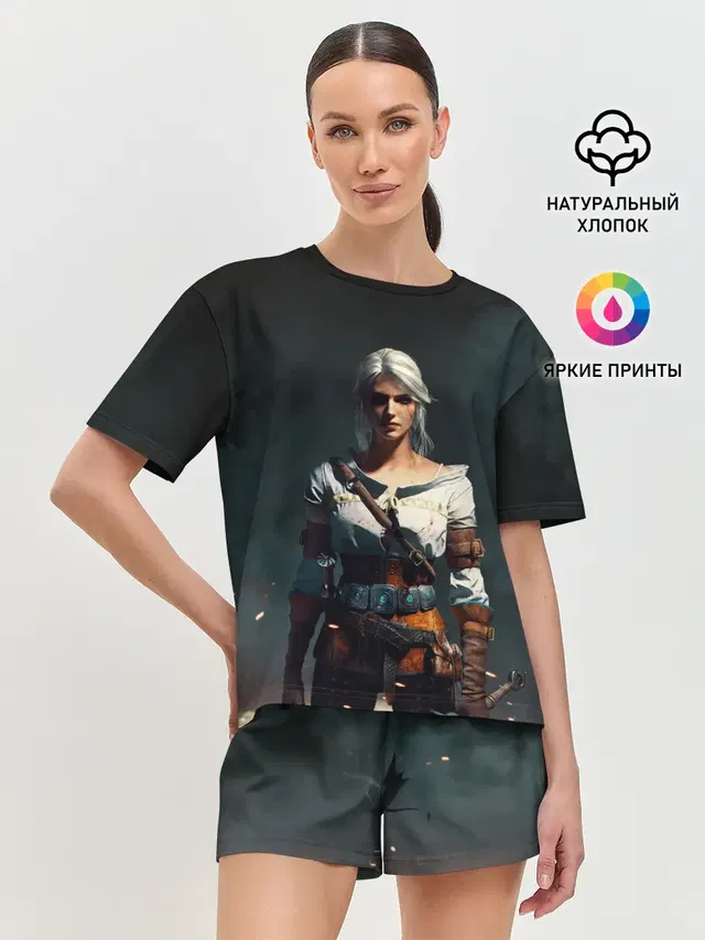 Женская пижама с шортами