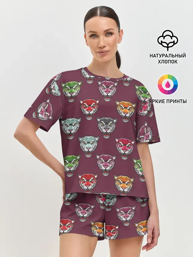 Женская пижама с шортами