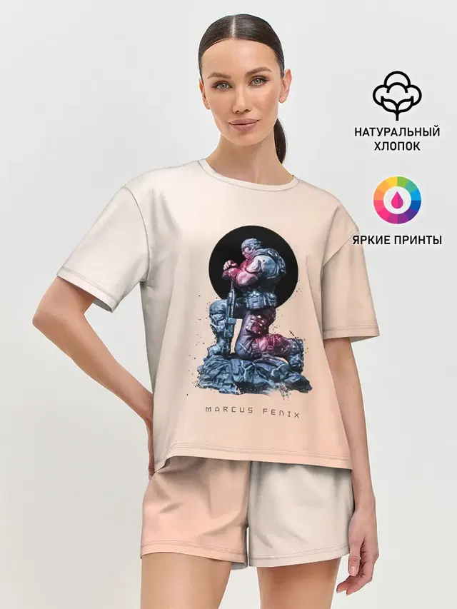 Женская пижама с шортами