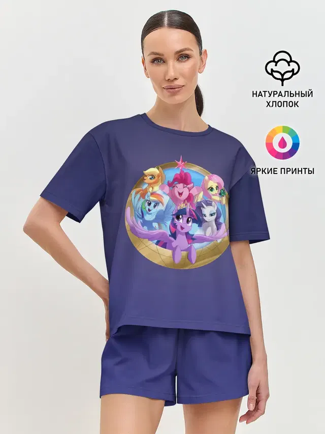 Женская пижама с шортами