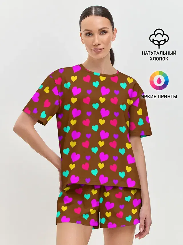 Женская пижама с шортами