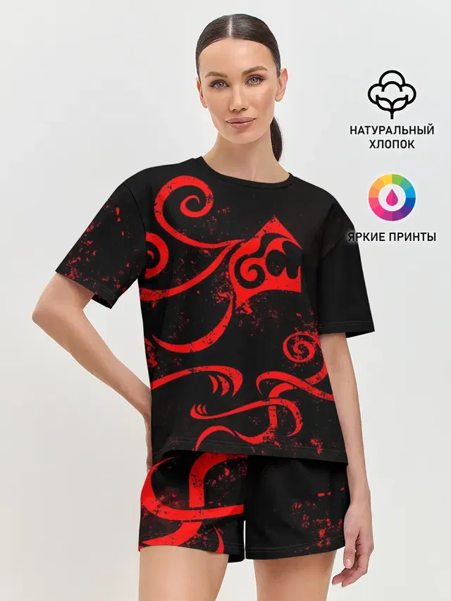 Женская пижама с шортами