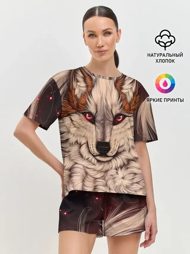 Женская пижама с шортами