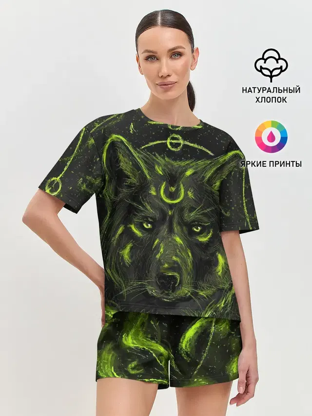 Женская пижама с шортами