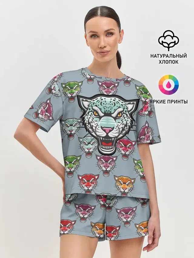 Женская пижама с шортами