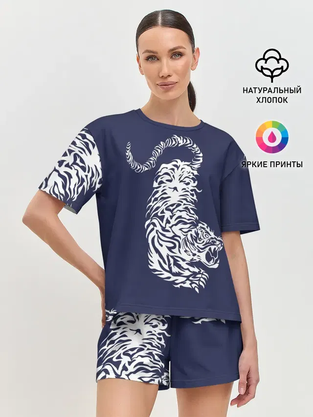 Женская пижама с шортами