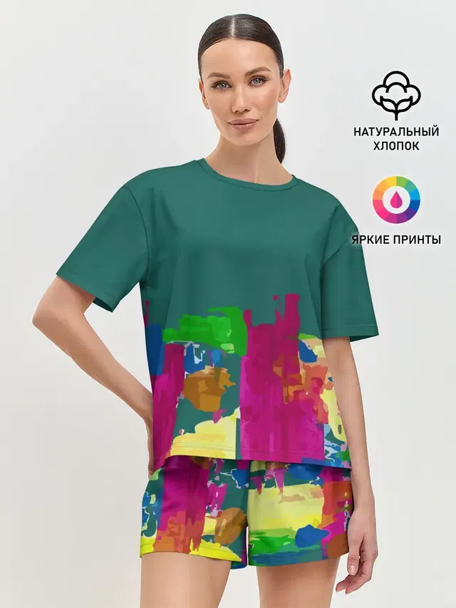 Женская пижама с шортами