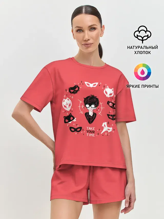 Женская пижама с шортами