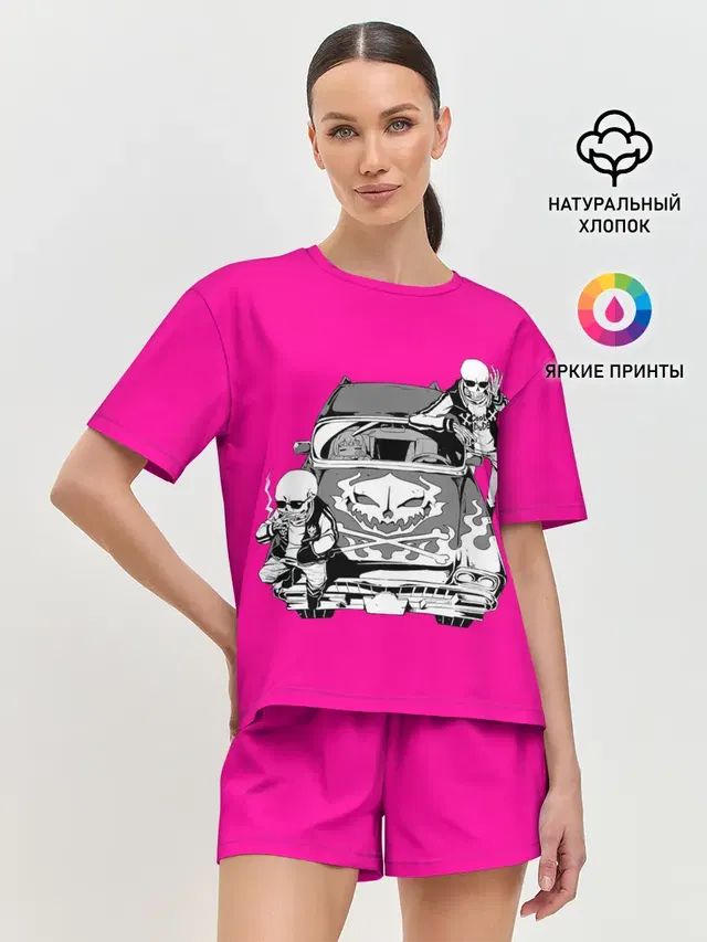 Женская пижама с шортами