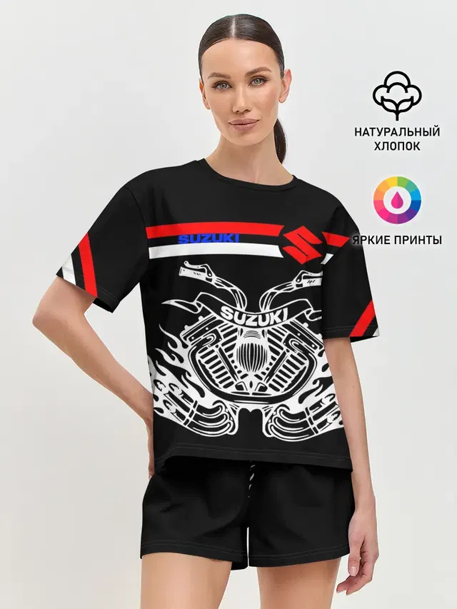 Женская пижама с шортами
