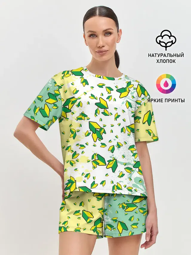 Женская пижама с шортами