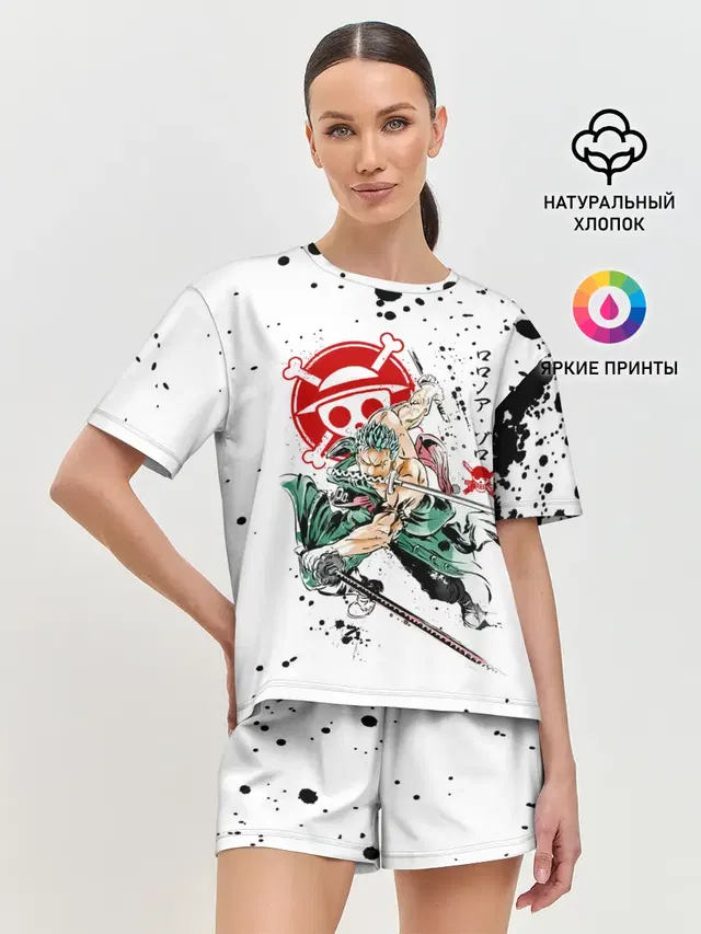 Женская пижама с шортами