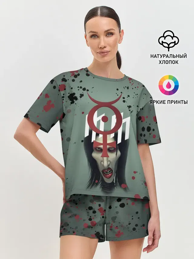 Женская пижама с шортами