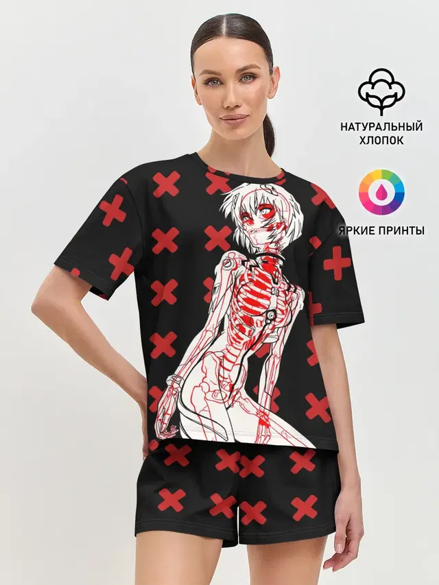 Женская пижама с шортами