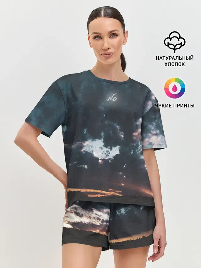 Женская пижама с шортами