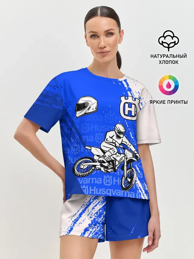 Женская пижама с шортами