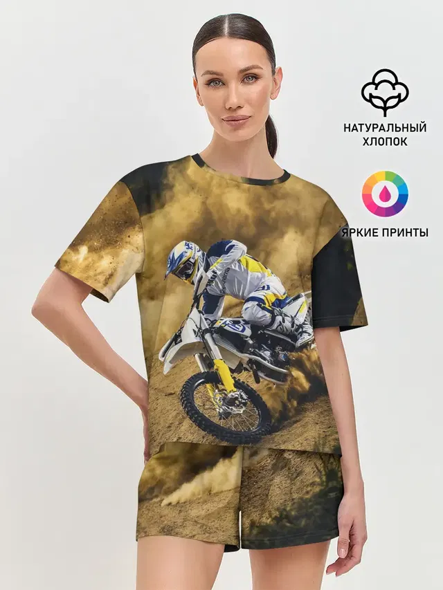 Женская пижама с шортами
