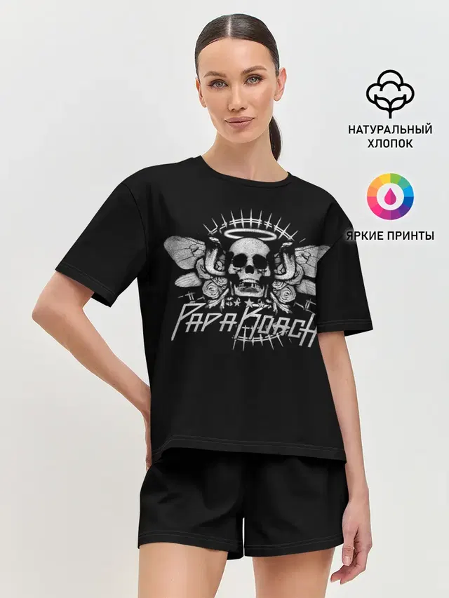 Женская пижама с шортами