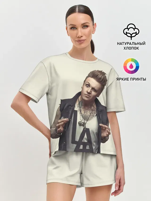 Женская пижама с шортами